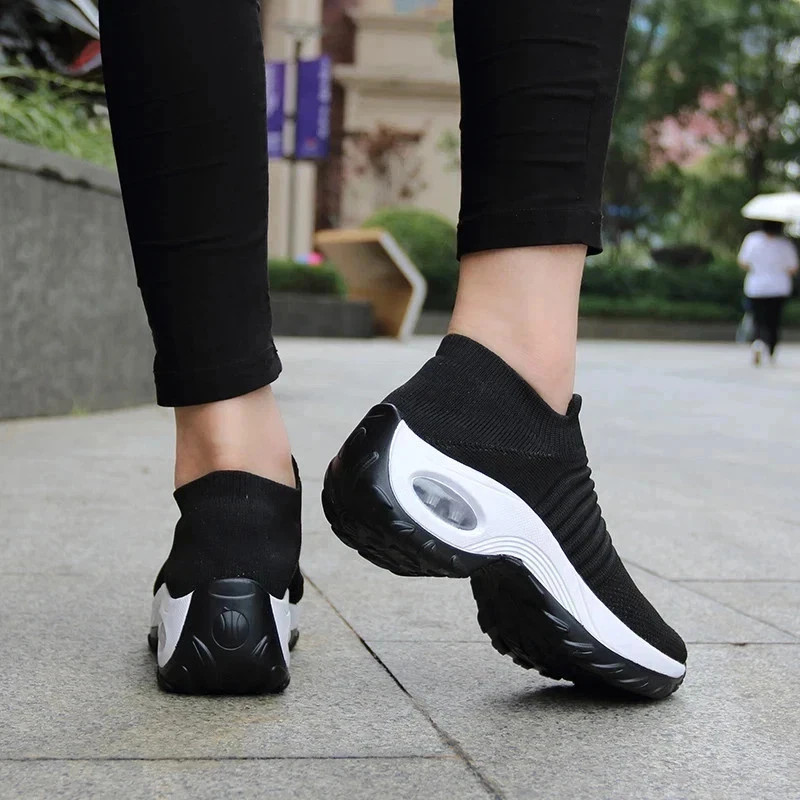 Women Orthopedic Walking Shoes Slip On Arch Support Comfort Sneakers Breathable
