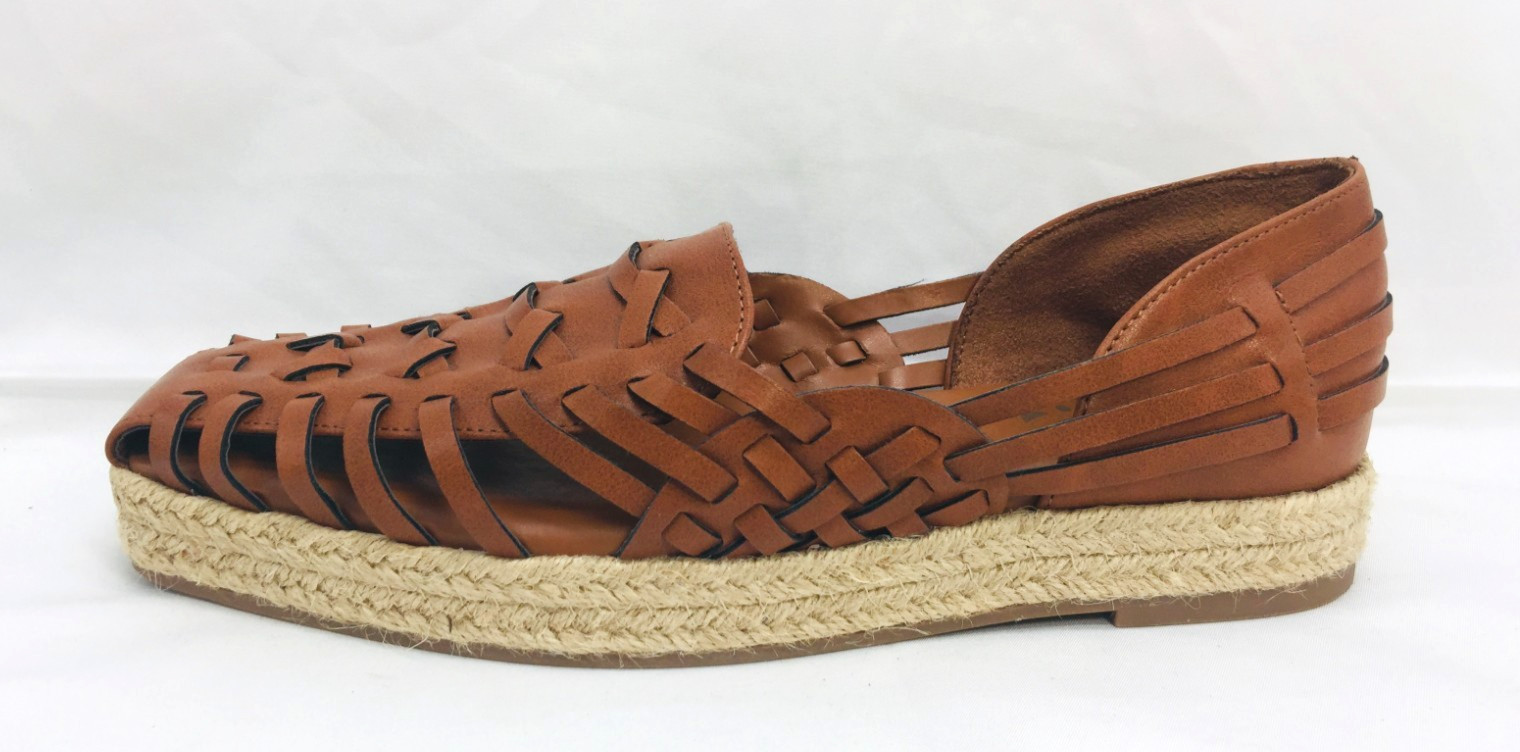 Espadrille Sandal Shoes Sz 8 Huarache Brown Fisherman Asha Comfort Women’s
