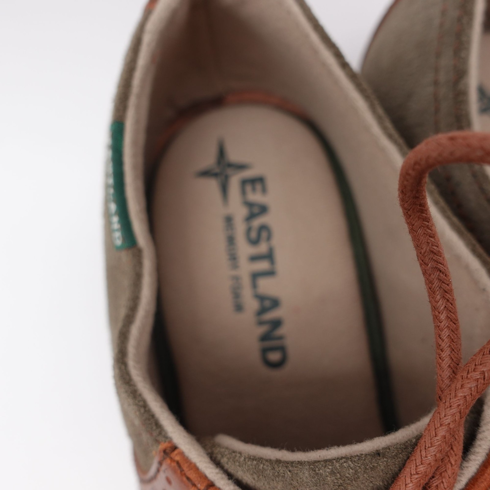 Eastland Sadie Oxford Shoes Brown Taupe Size 7 Almond Toe Comfort Preppy