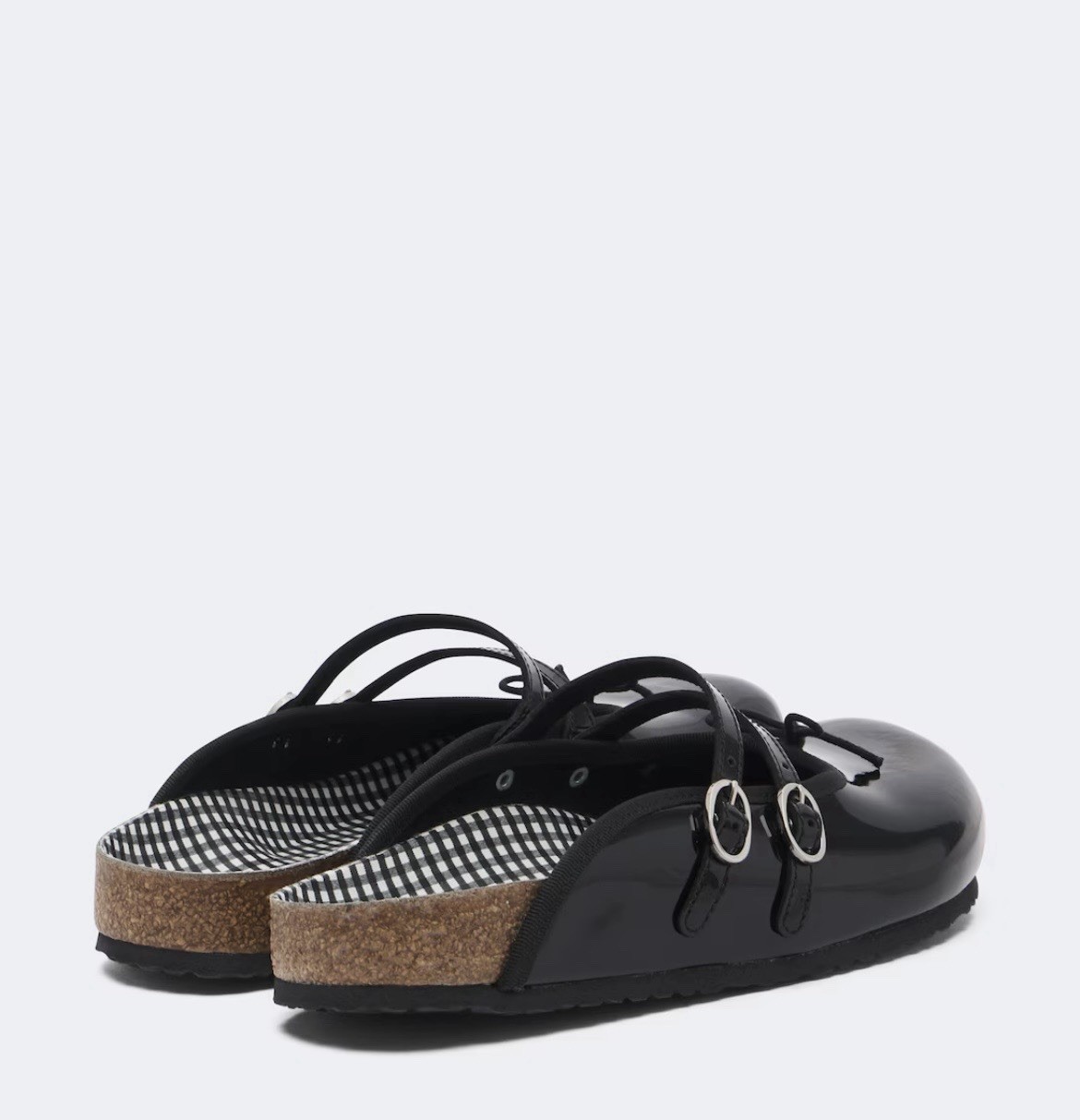 ON HAND NEW! BIRKENSTOCK x REPETTO SCALA MULES BLACK PAT.LEATHER EU 39 US 8-8.5