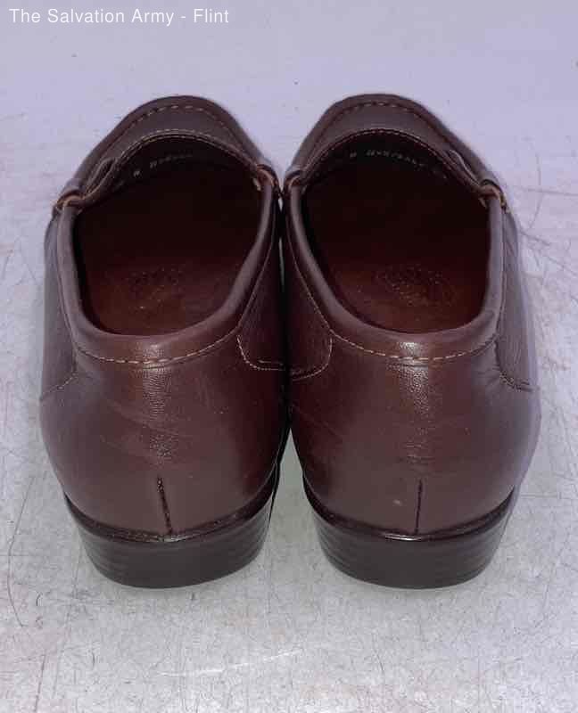SAS Tripad Comfort Womens Brown Leather Moc Toe Slip-On Loafer Shoes Size 8.5 N