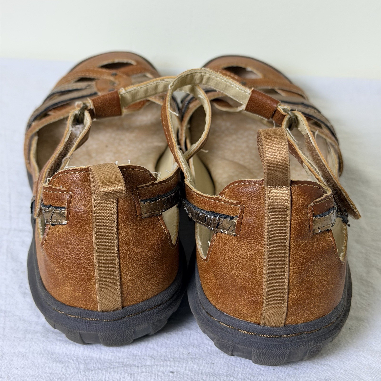 JBU by Jambu Shoes Womens Size 9M Dove Mary Jane Brown Copper T Strap