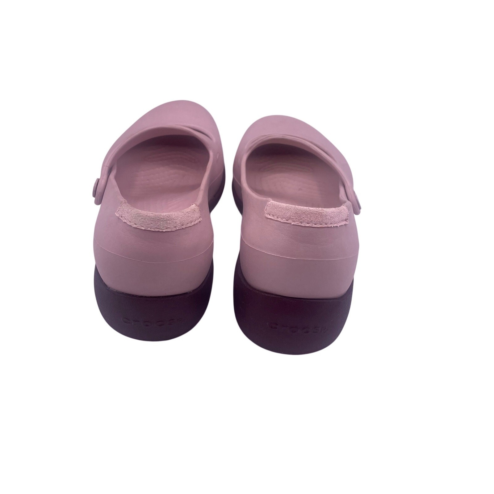 Crocs Croslite Rx Silver Fox Comfort Mary Jane Shoes Pink Womens 5