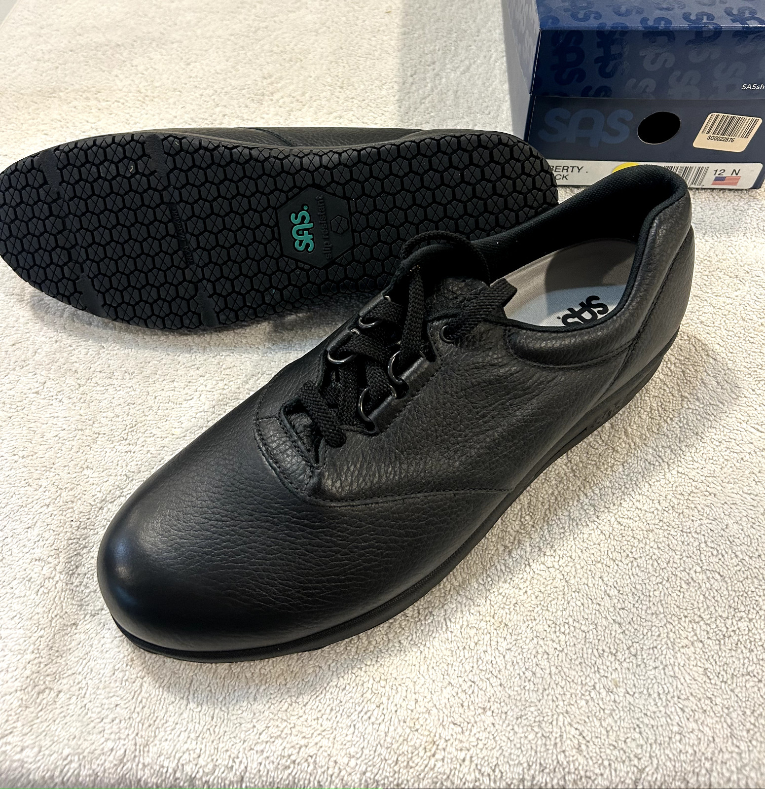SAS Liberty Slip-Resistant Black 12 Narrow, Women’s Shoes New In Box