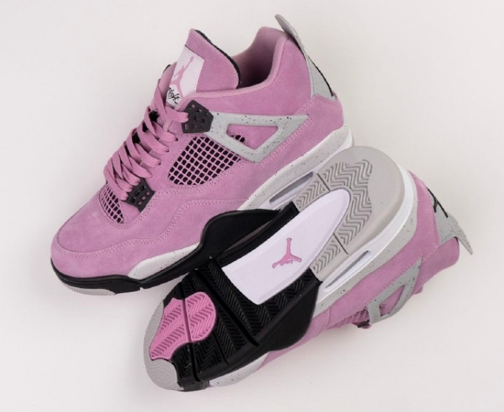 Nike Jordan 4 “Orchid” Retro Mid Top Basketball Shoes For Men/Women