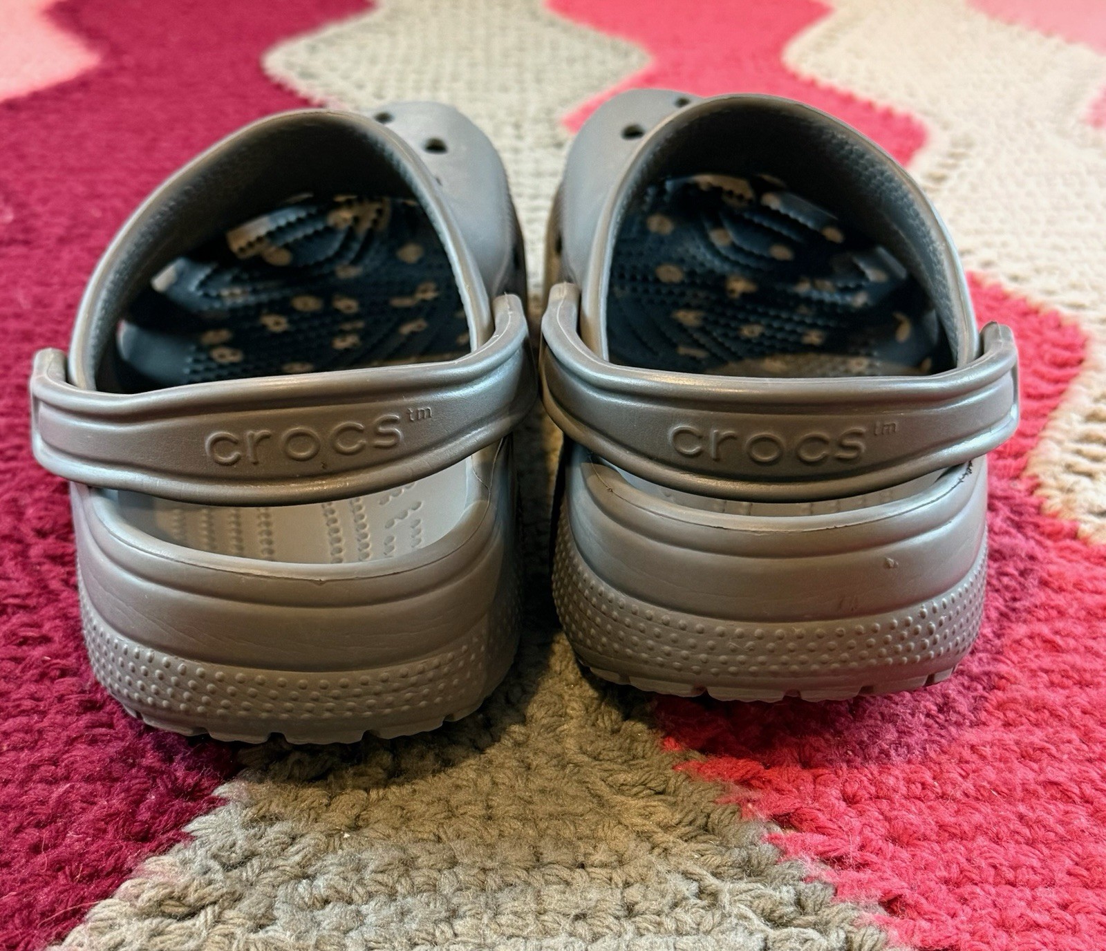Crocs Unisex Adult Classic Clog Sandal Shoe Slate Grey Size Mens 7 Womens 9