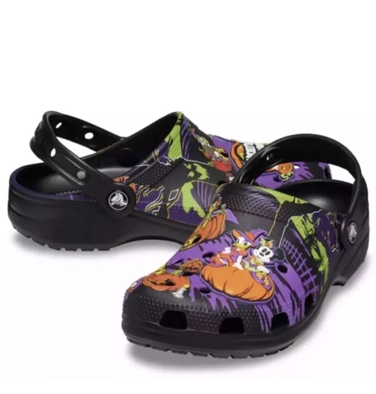 Disney Parks Mickey Mouse Halloween Crocs 2024 Size 7 Women’s NEW
