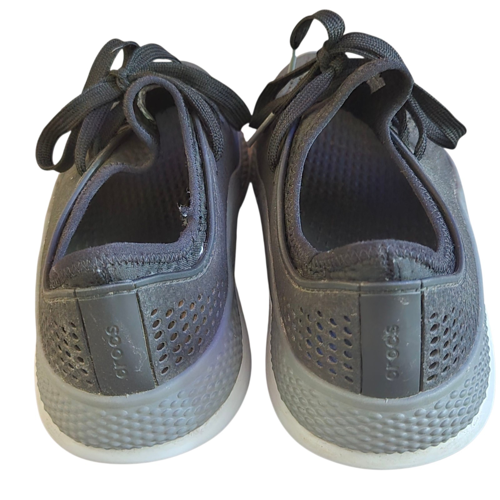 Crocs Womens Size 9 Literide 360 Pacer 206705 Black Casual Shoes Sneakers