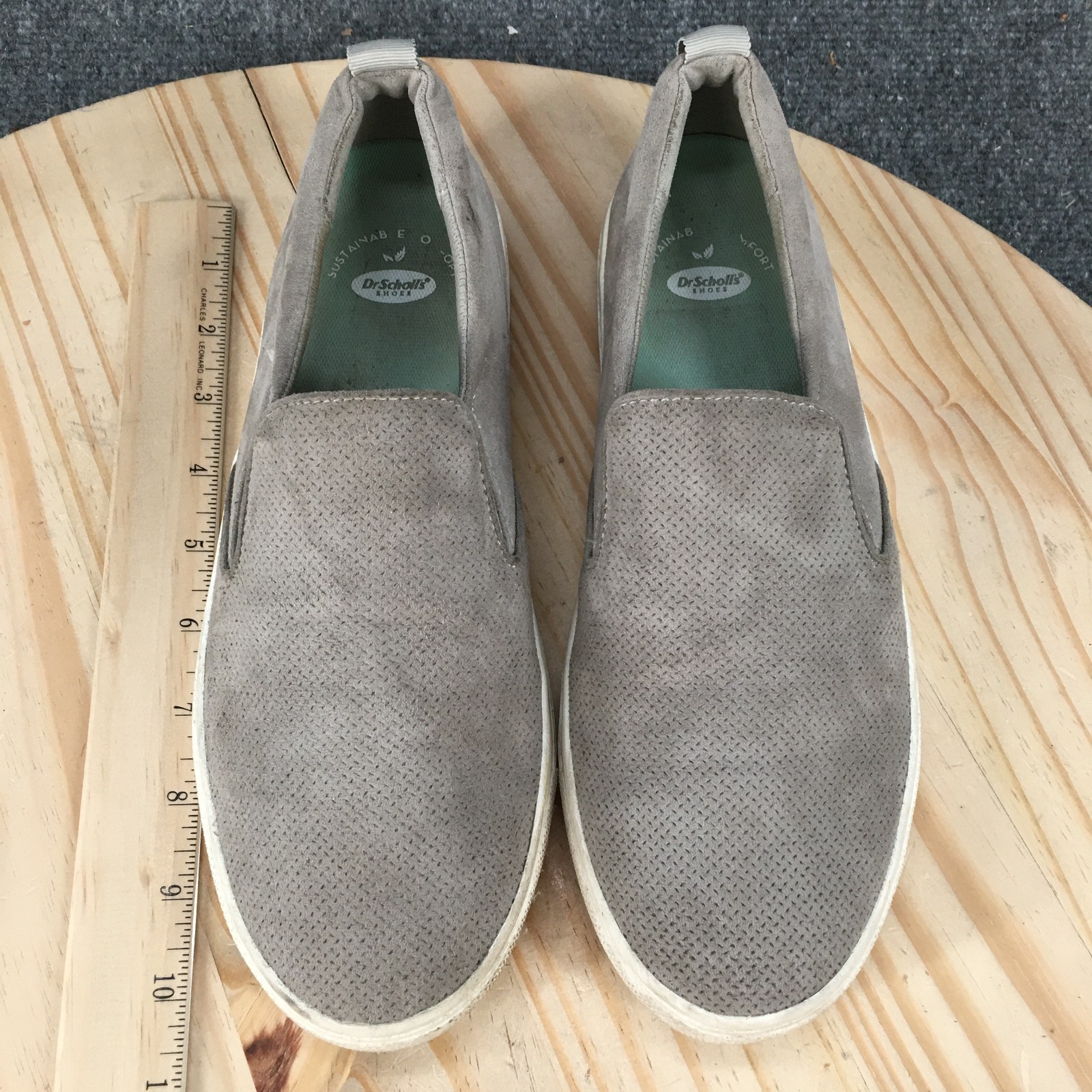 Dr Scholls Slip On Womens 8.5 M Nova Sustainable Comfort Casual Shoes Gray