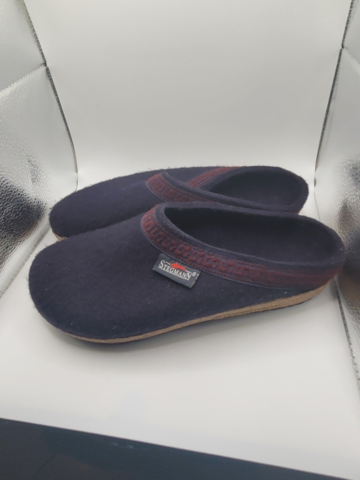 Stegmann Women’s Original 100% Wool Slip On Clog – Black – Size EU 38 US 7.5