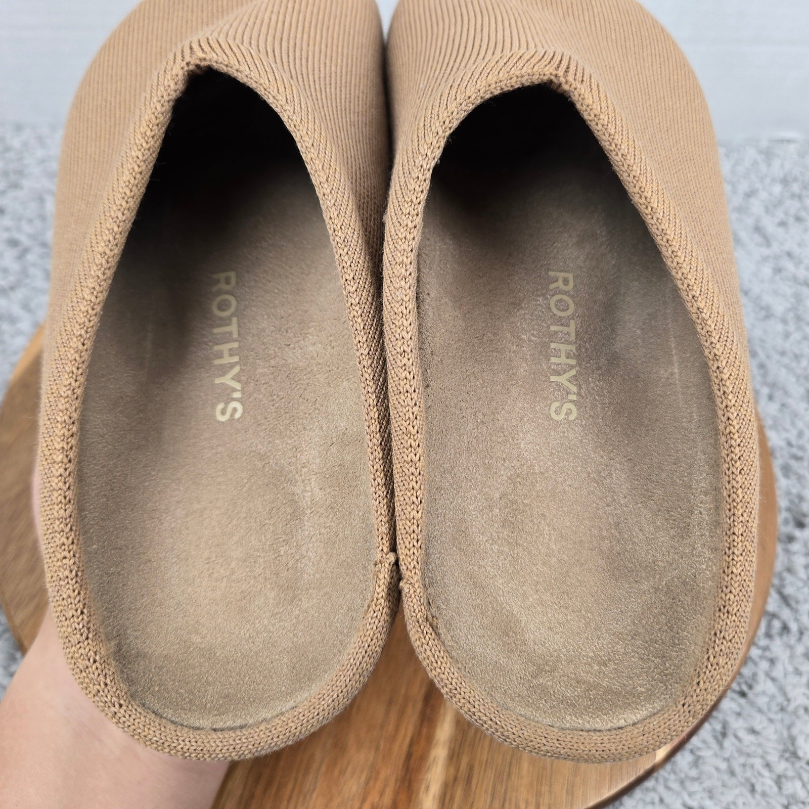 Rothy’s Womens 8 The Casual Clog Butternut Brown Lifestyle Daily Slip On Mule