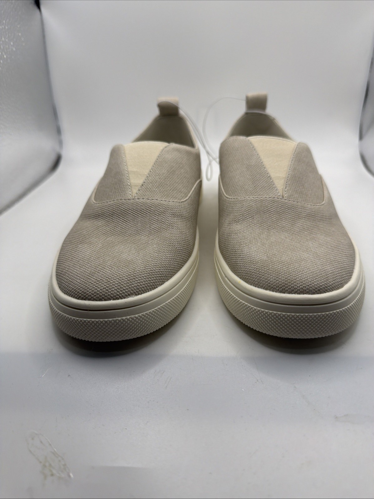 Kensie Ladies Size 6 Salia Beige Slip On Loafers. Easy On And Flexible.