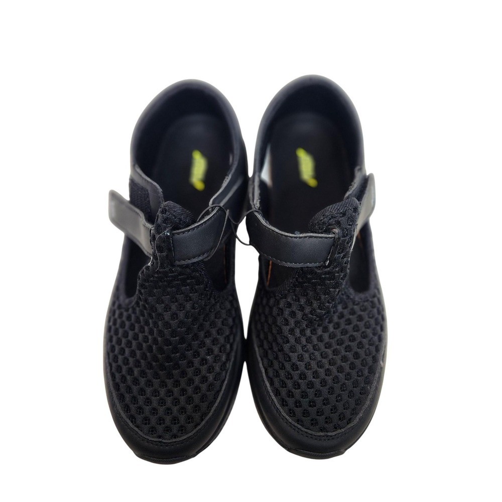 AOV Walking Shoes Womens 8 Black Mesh Mary Jane Air Cushion Orthopedic
