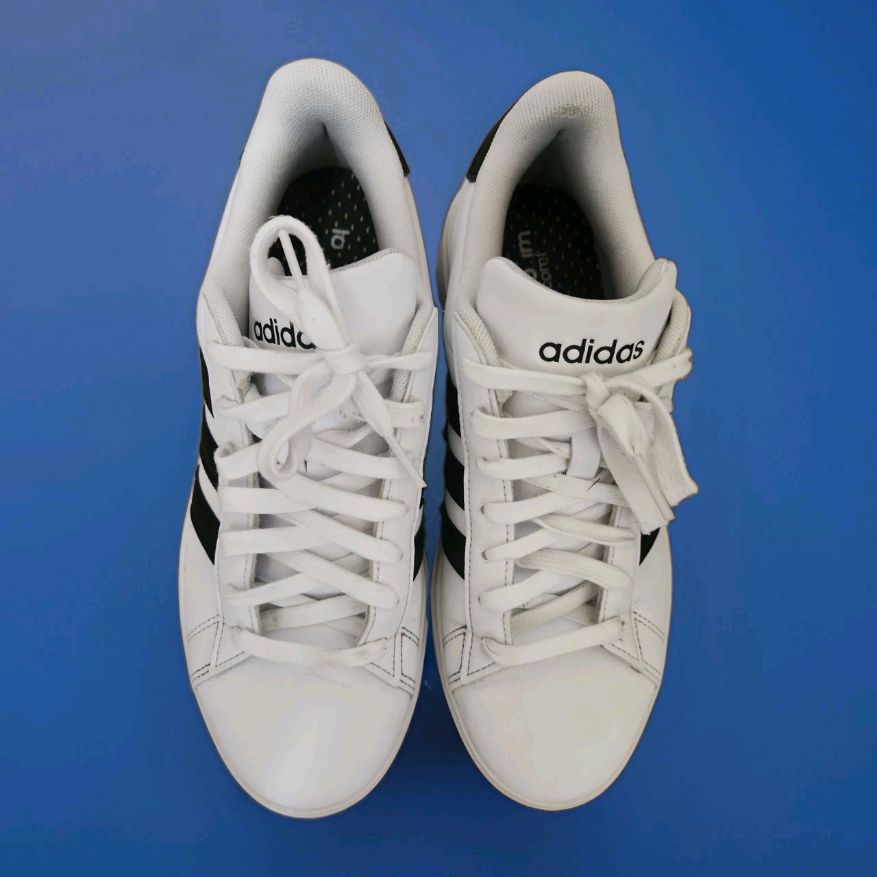Adidas Grand Court 2.0 Sneakers 8 White Black GW1294 Cloud Classic Athletic