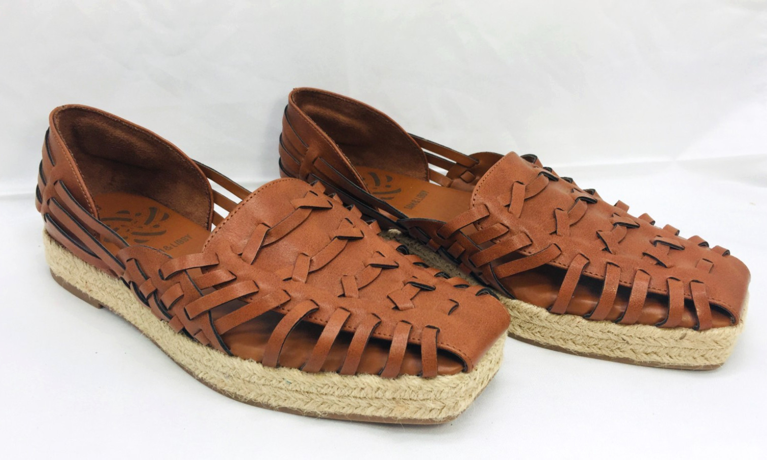 Espadrille Sandal Shoes Sz 8 Huarache Brown Fisherman Asha Comfort Women’s