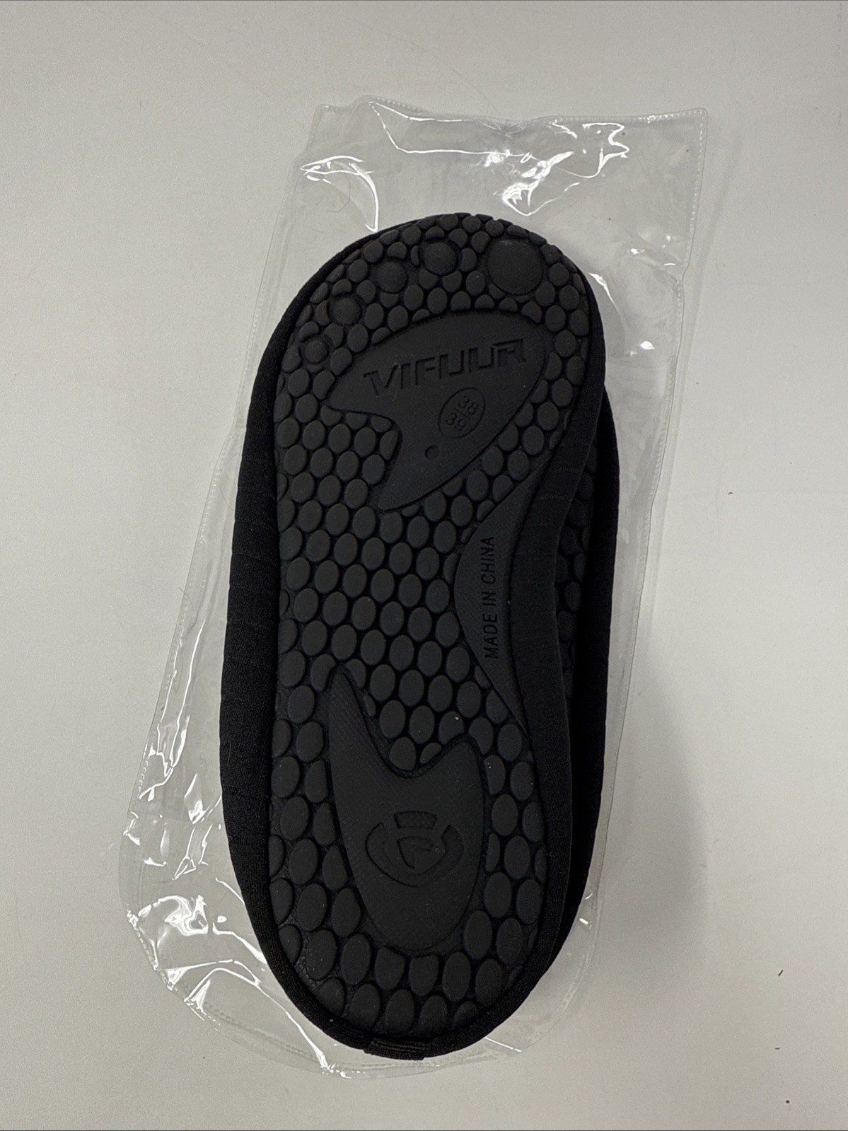 Women’s Vifuur Water Shoes With Grip Size 38/39 Black