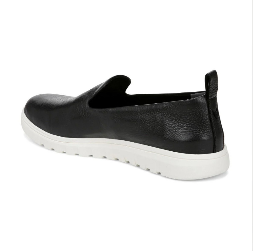 VIONIC Uptown Willa Slip On Sneaker – Black Leather NEW