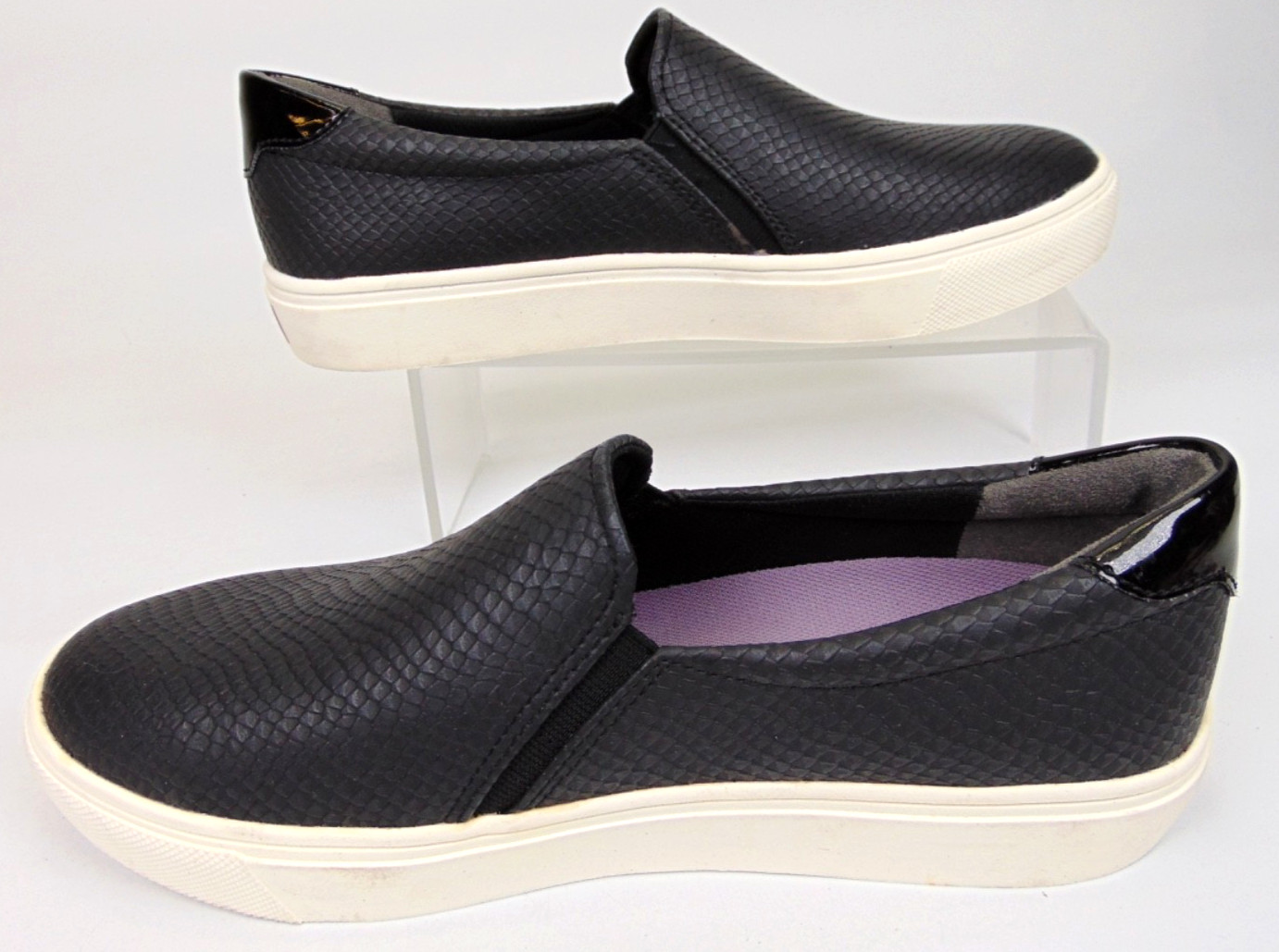 Dr. Scholls Nova Slip On Casual Sneakers Womens Size 7.5 M, Black Comfort Shoes