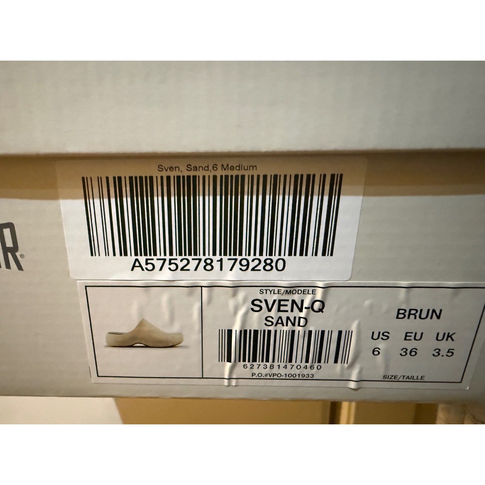 Cougar Sven-Q Sand Women’s 6 Molded TPE Water-Friendly Clog Shoes SVEN-Q New