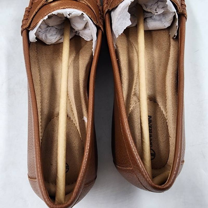 Giani Bernini Dailyn Slip On Driver Loafers Women’s 9M Saddle Brown Leather