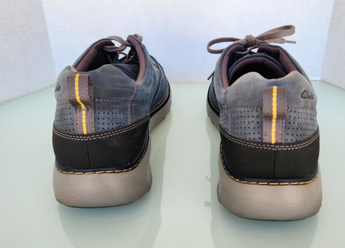 Clarks Charton Mix Navy Men’s Sneakers Shoes New Sz 15 M