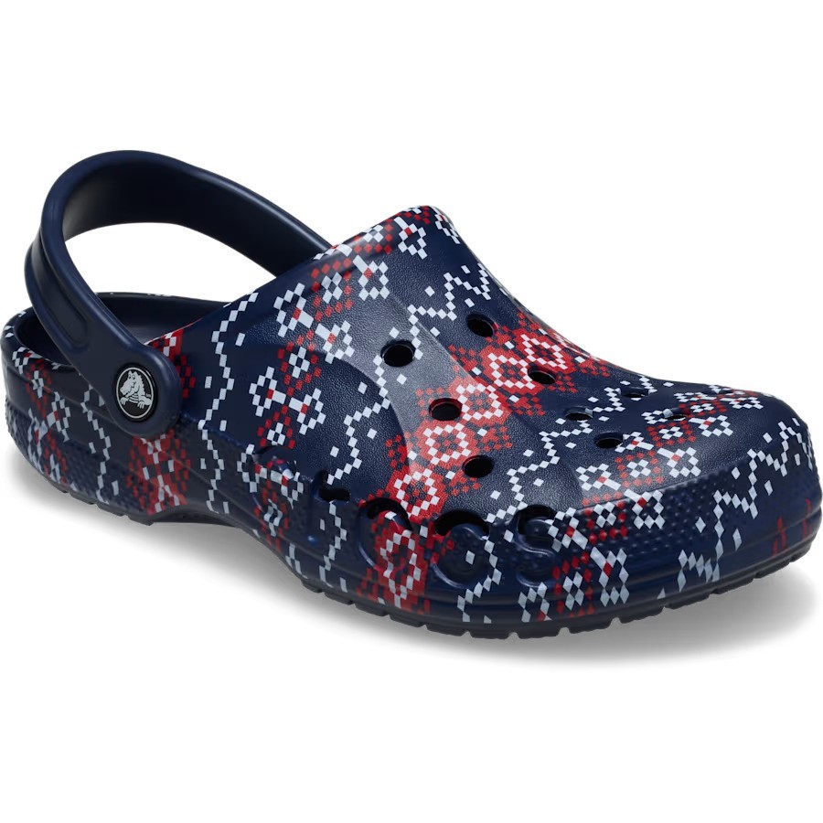 Crocs Baya Holiday Graphic Clog Mens 10 Womens 12 Festive Comfort Slip On
