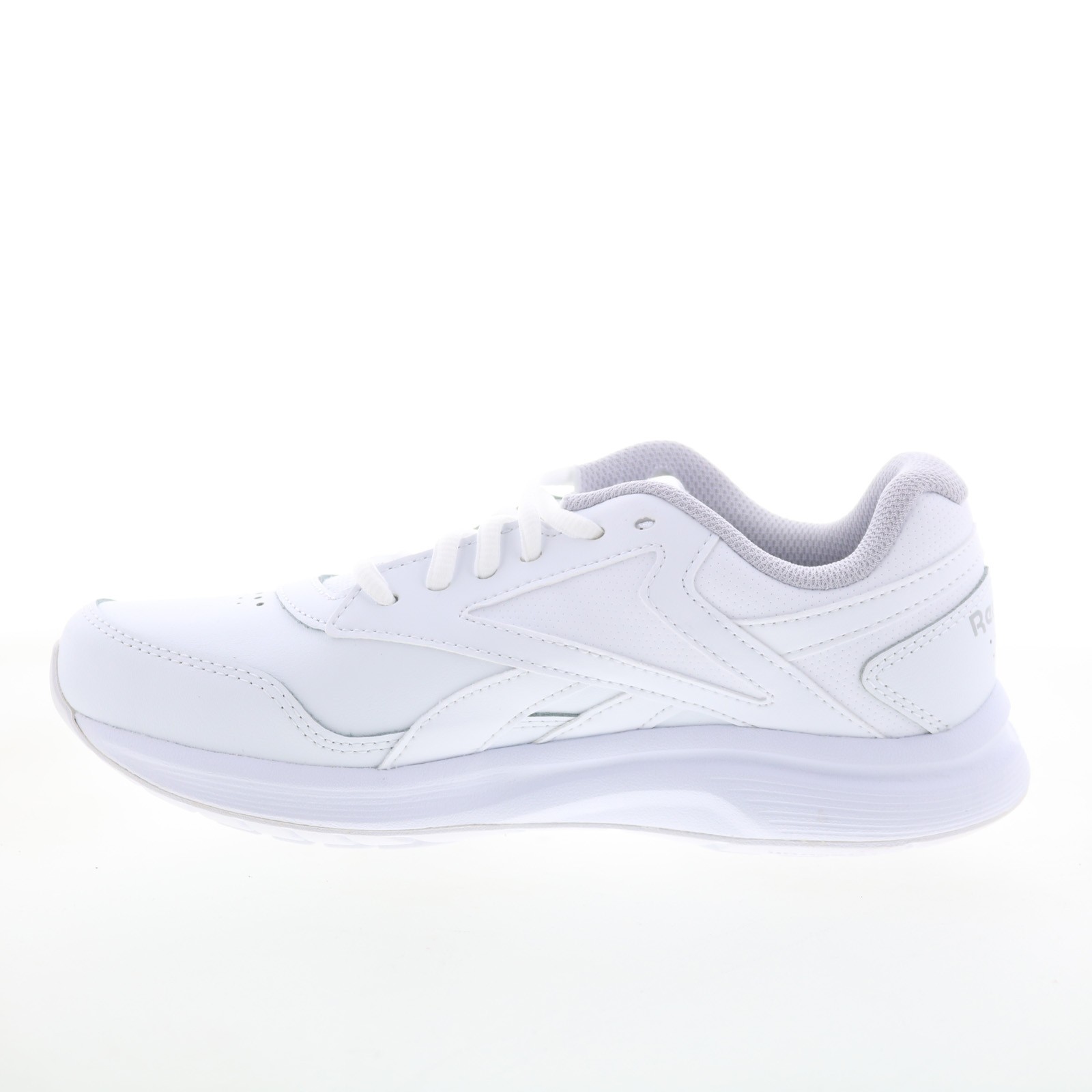 Reebok Walk Ultra 7 DMX MAX Wide D Womens White Wide Sneakers Shoes