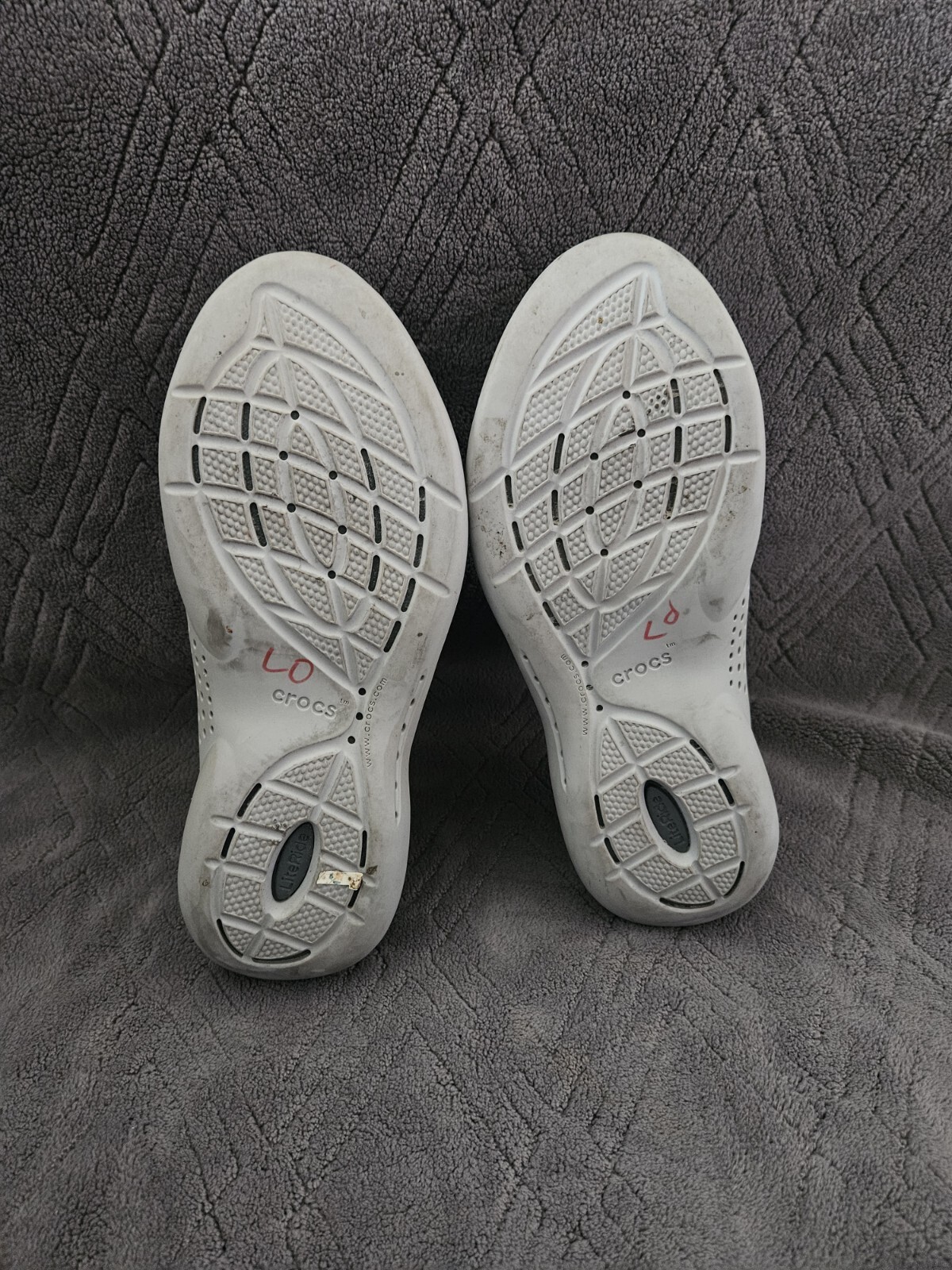 Crocs Literide 360 Pacer Womens Sz 8 Black Lace Up Sneakers Walking Water Shoes
