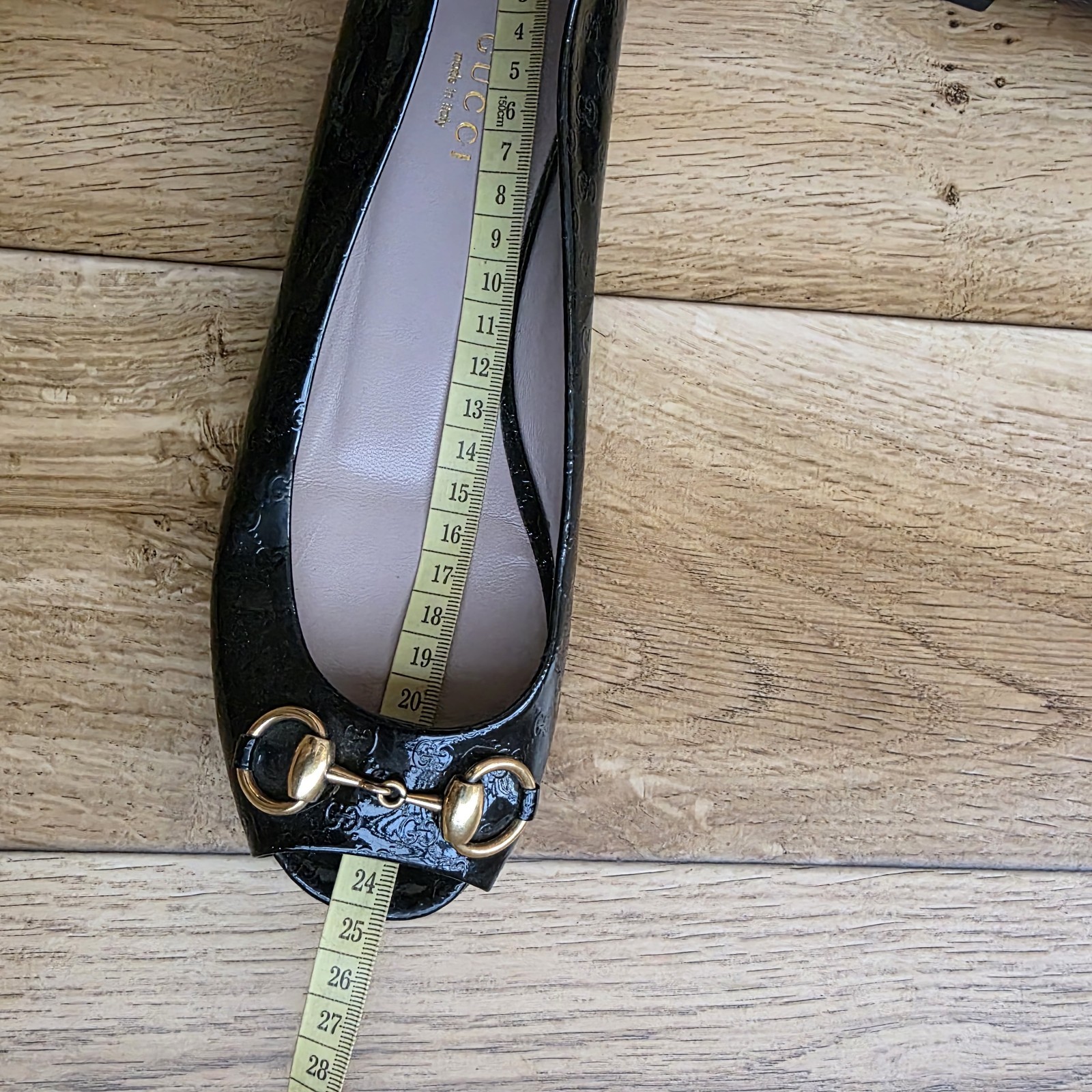 GUCCI HORSEBIT MICROGUCCISIMA BALLET FLATS SIZE 37 EU, 6.5 US, 4 UK