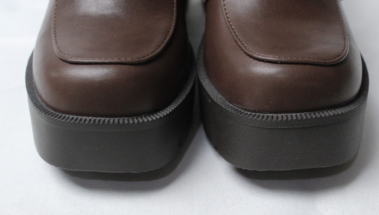 Just Fab Women’s Cher Mary Jane Pumps AC2 Coffee Size US:8 EU:38.5 UK:6