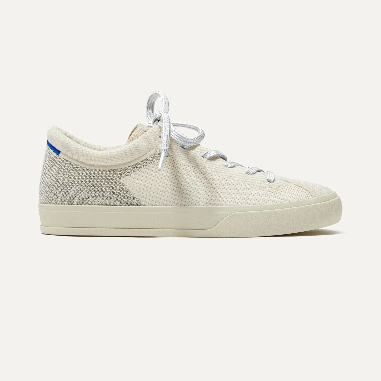 NEW ROTHYS The Lace Up Sneaker Diamond Twill CASUAL SHOES WHITE IVORY SIZE 5.5