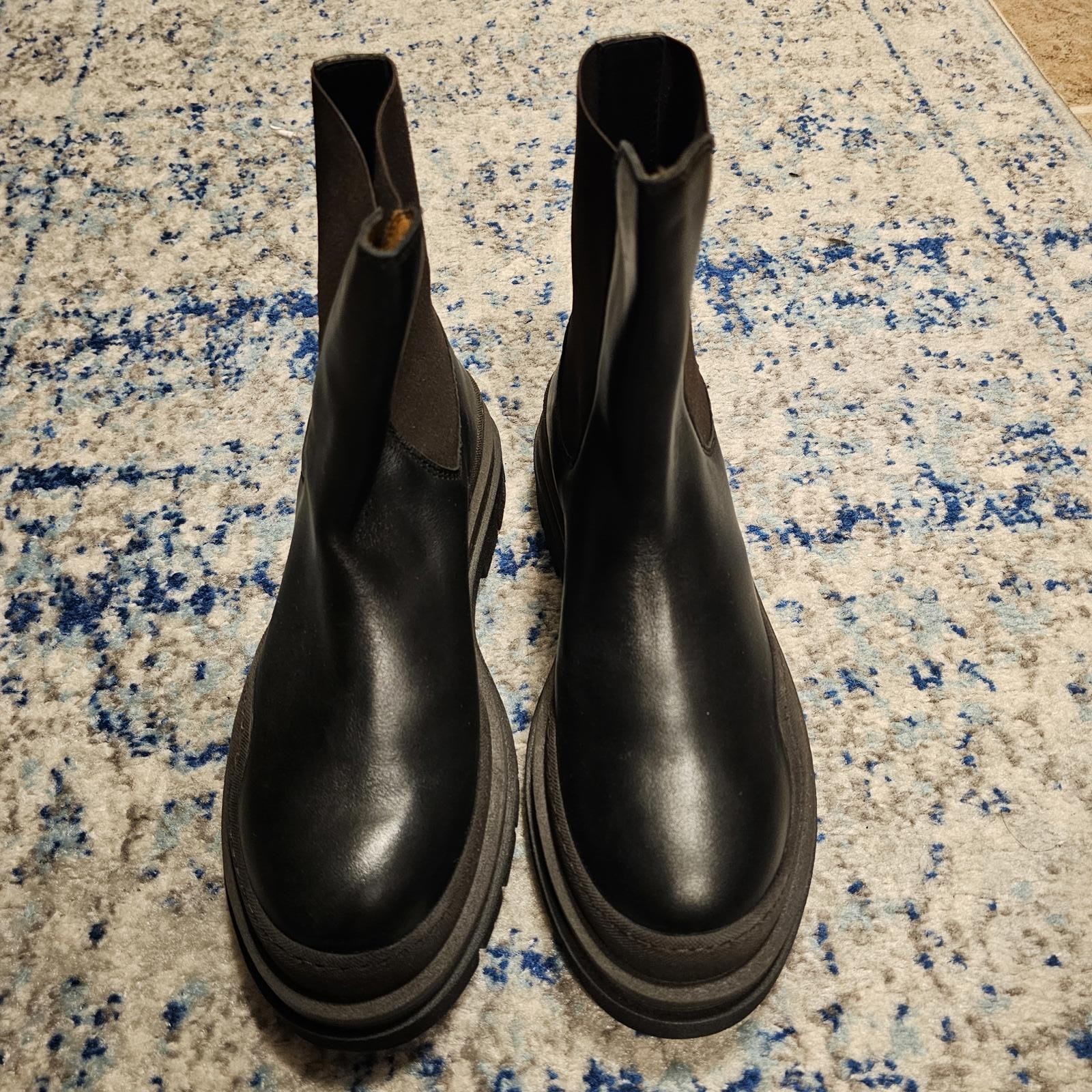 New See by Chloe Alli Ankle Combat Moto Boot size 40