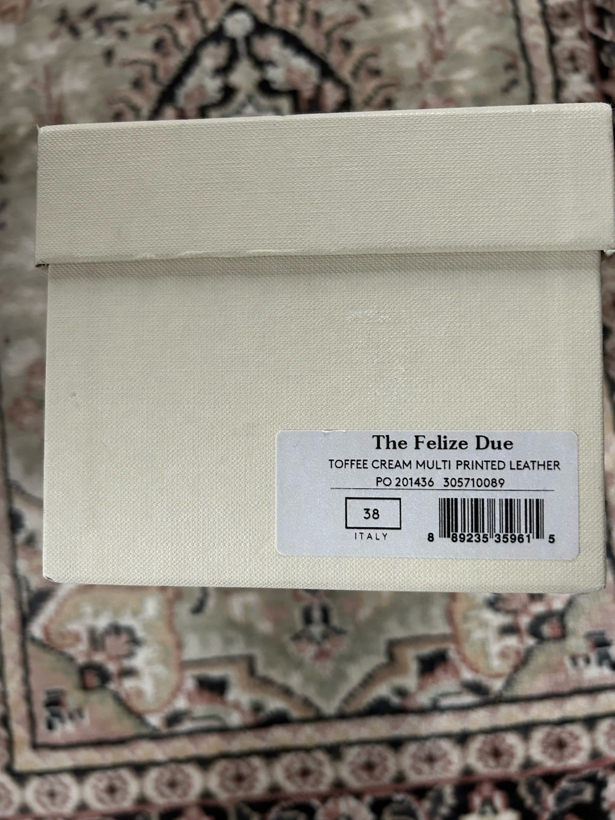 M.Gemi Italian Women’s Felize Driver, 2-tone Khaki & Cream, Sz EU 38/US 7.5