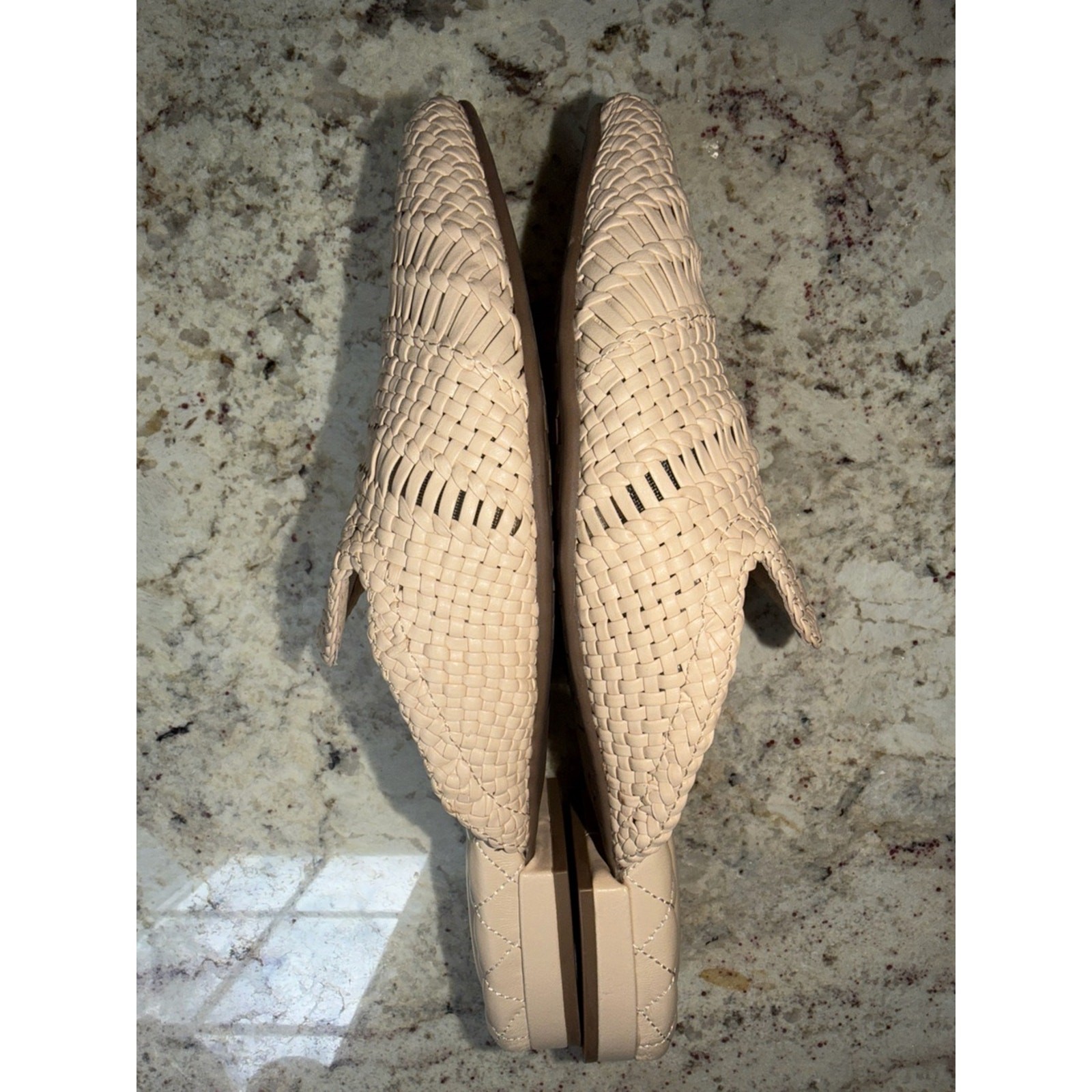 New! Birdies $150 Women’s The Dove Woven Slip-On Mule in Tan 7.5 NWOT