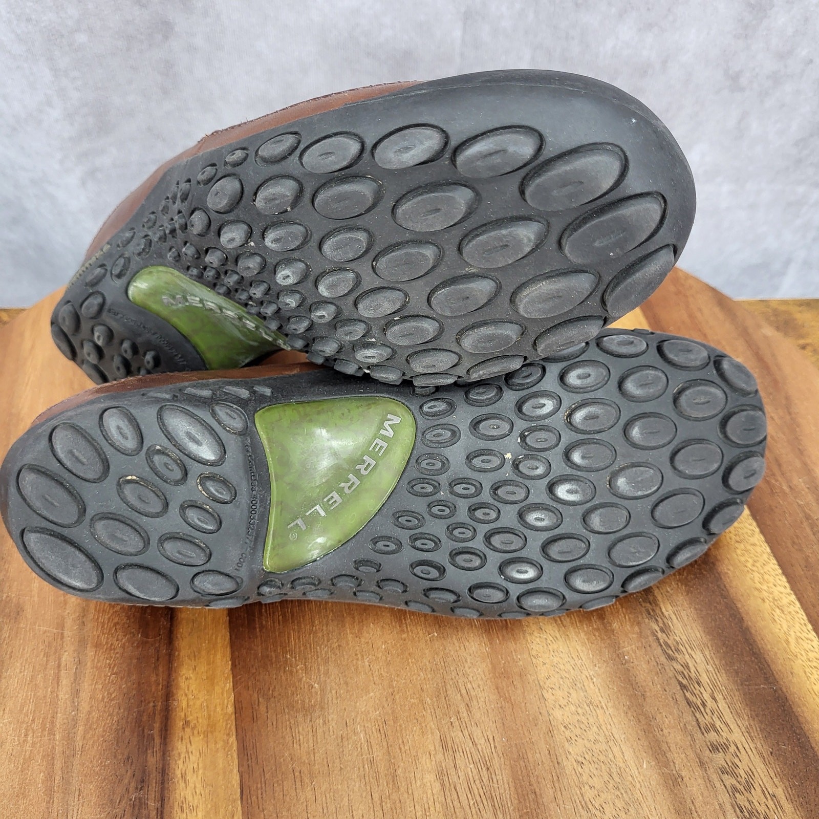 Merrell Mary Jane Shoes Womens 7.5 Brown Leather Plaza Saddle Comfort Shoes
