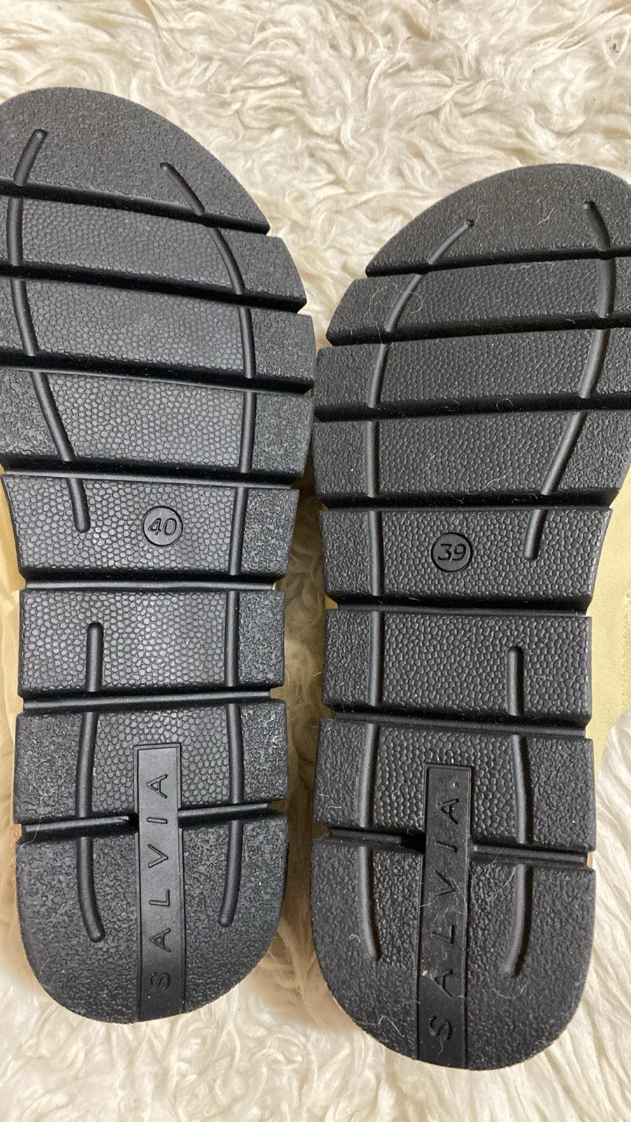 Salvia Blake Womens Platform SlideWedge Comfort Sandal Size 39/40 EULeather