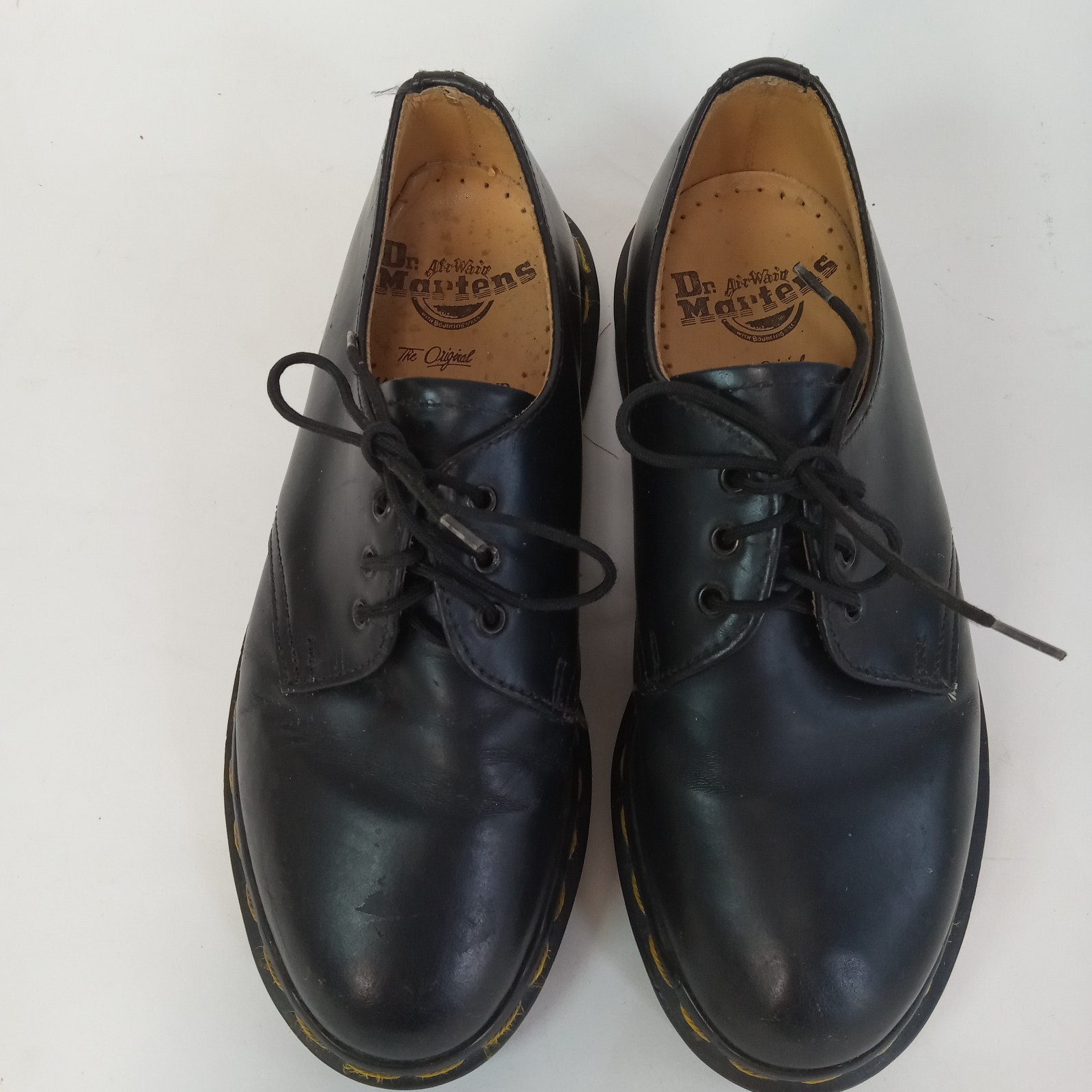 Dr Martens Size 4 US Woman 2 UK Made in England Black Shoes C2 DM22085 Leather