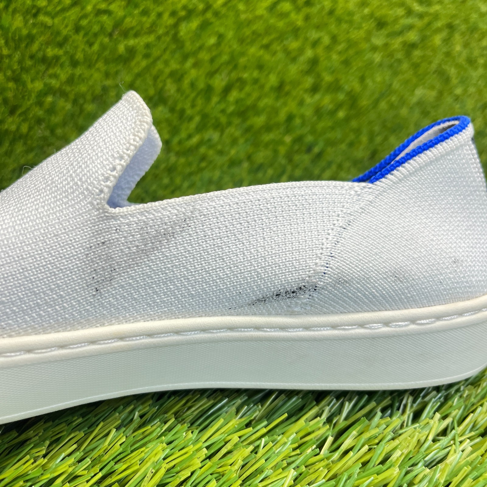 Rothy’s The Original Womens Size 7 White Casual Walking Slip On Shoes Sneakers