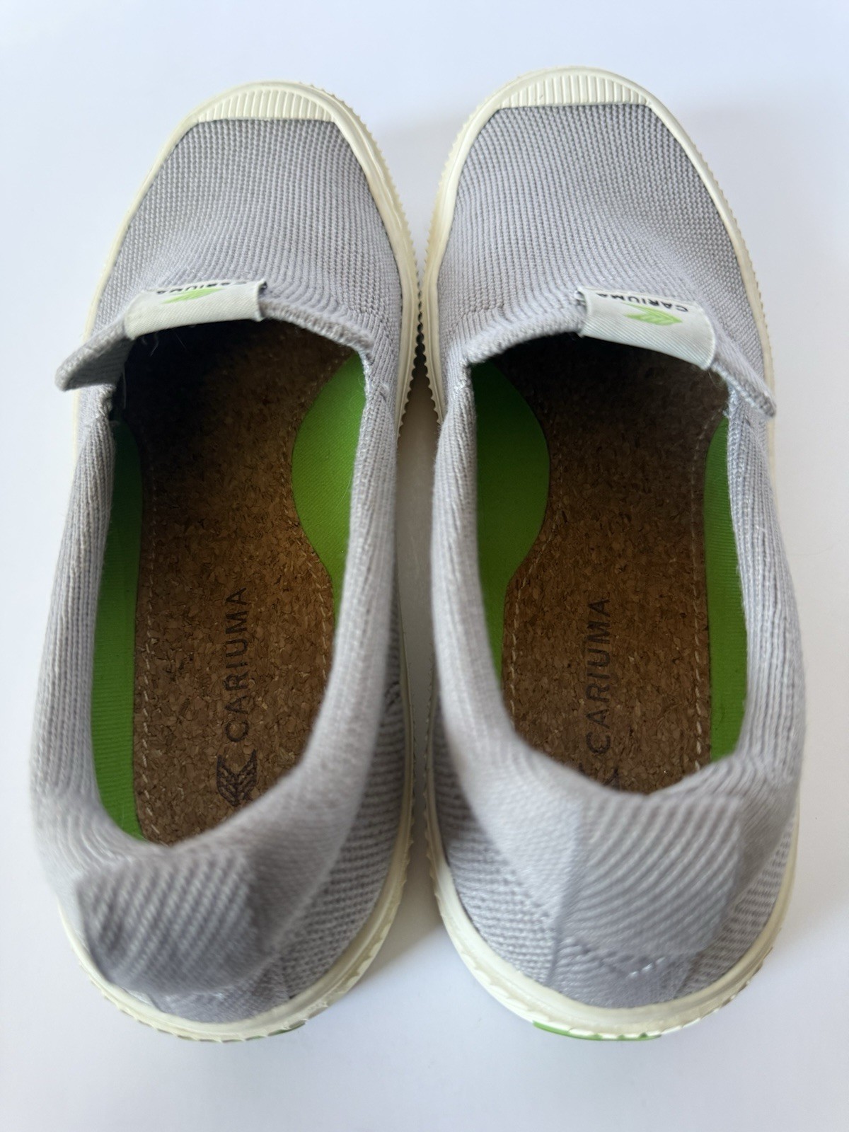 Cariuma IBI Slip-On Shoes Women’s 6.5 Gray Knit Sustainable Casual Comfort