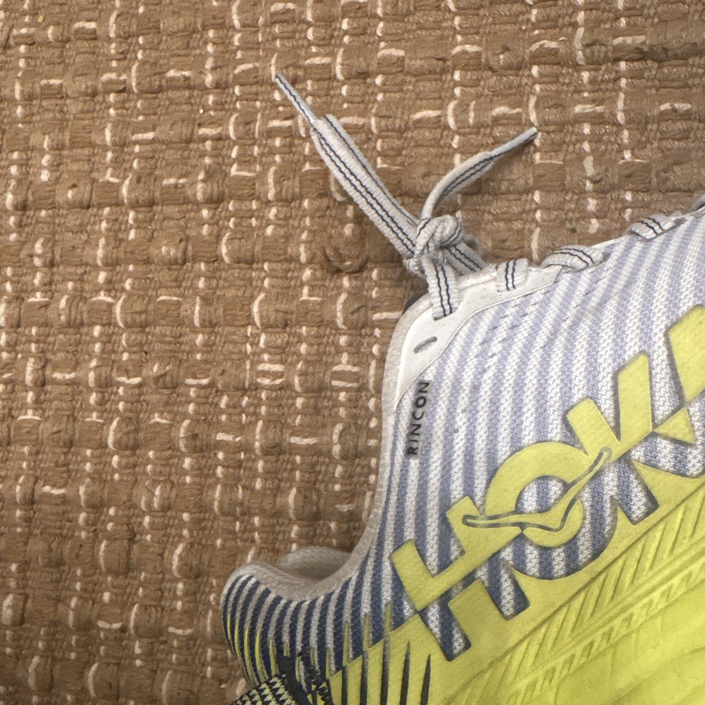 HOKA ONE ONE Rincon 2 Women’s Lightweight Lace-Up Sneakers Yellow Blue Size 6