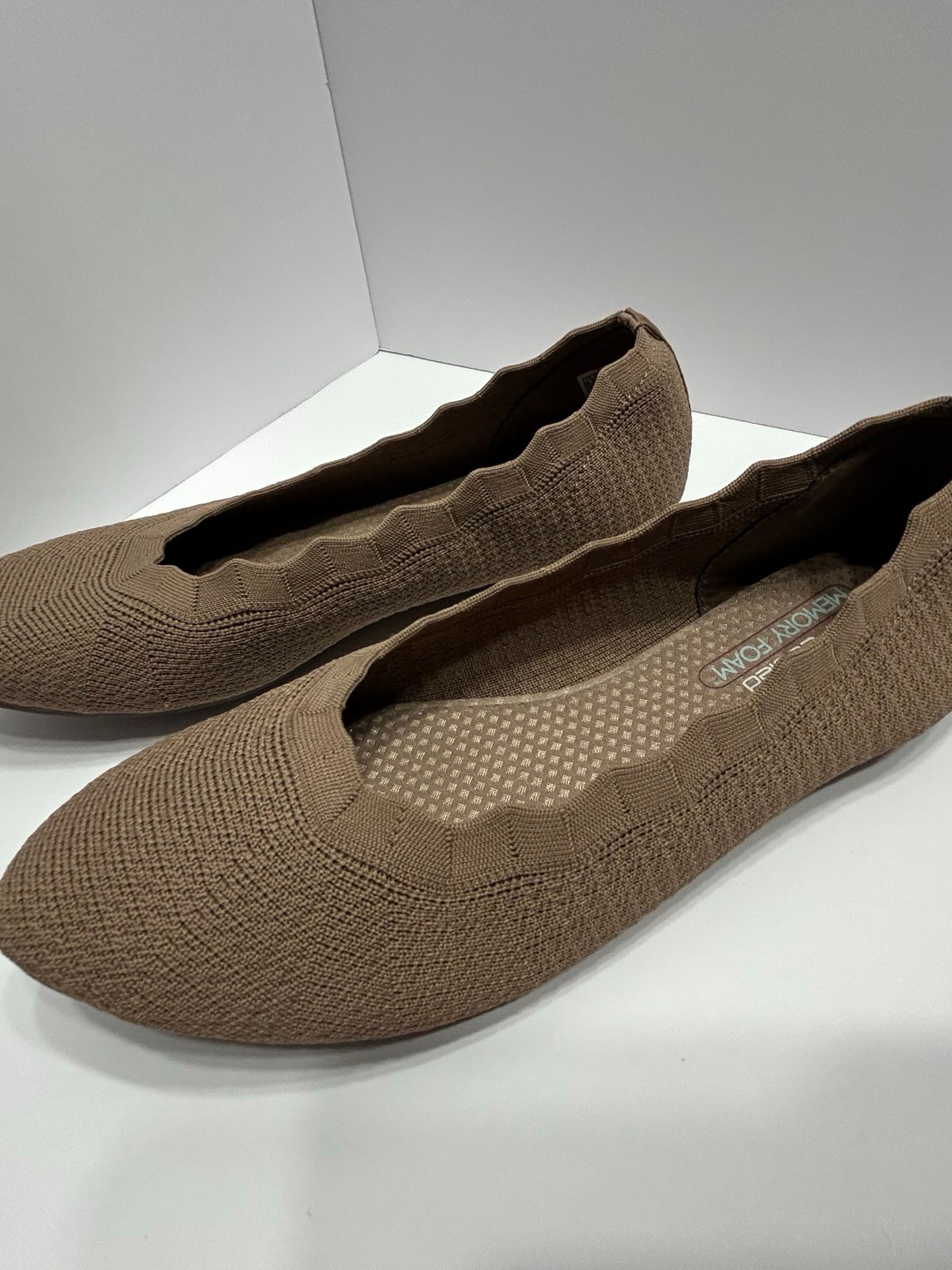 Skechers Shoes Womens Size 9.5 Brown Air-Cooled Memory Foam Slip On