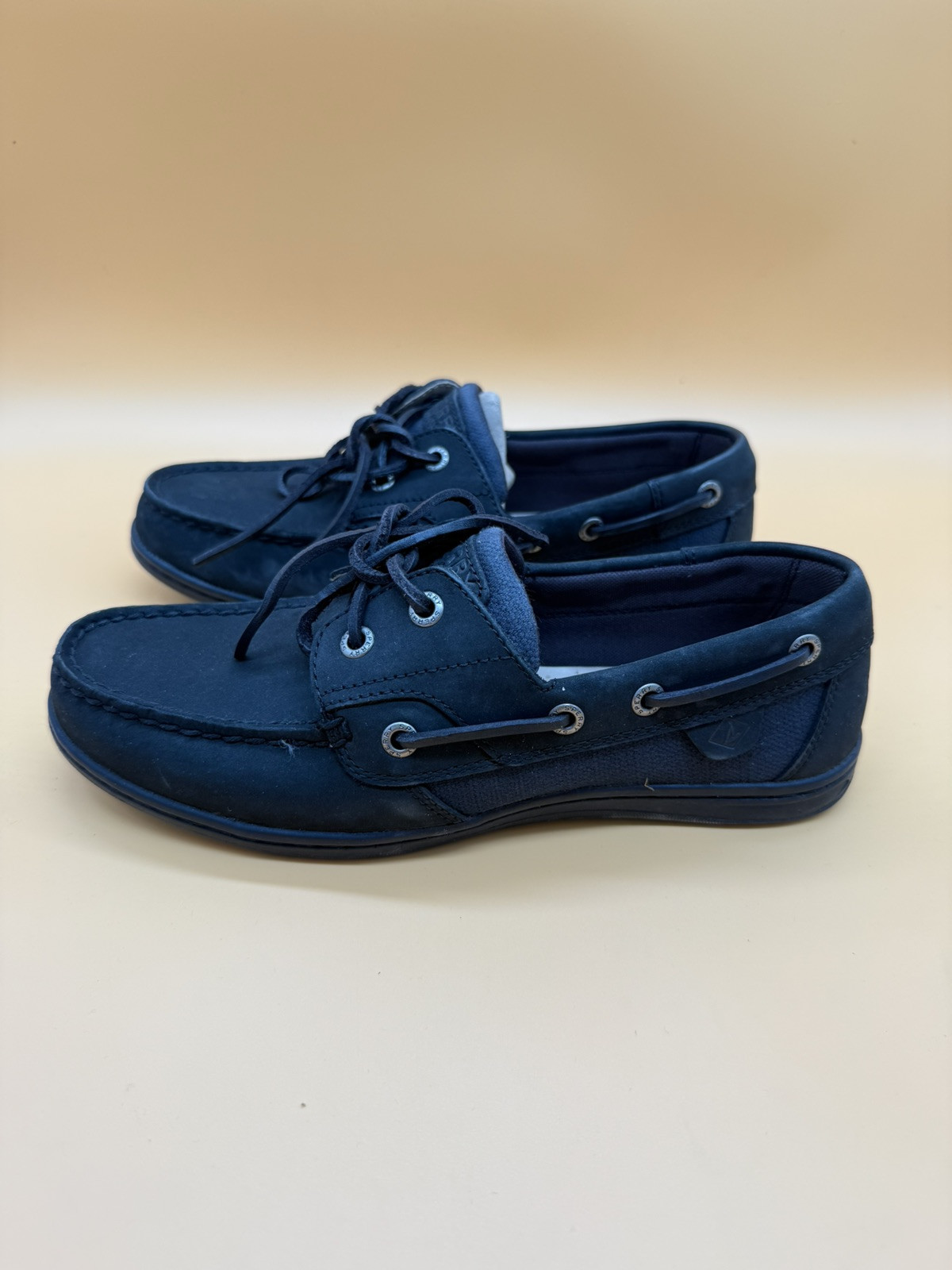 Sperry Women’s Top-Sider Koifish Boat Shoes – Black – Size US 7.5 – STS96863