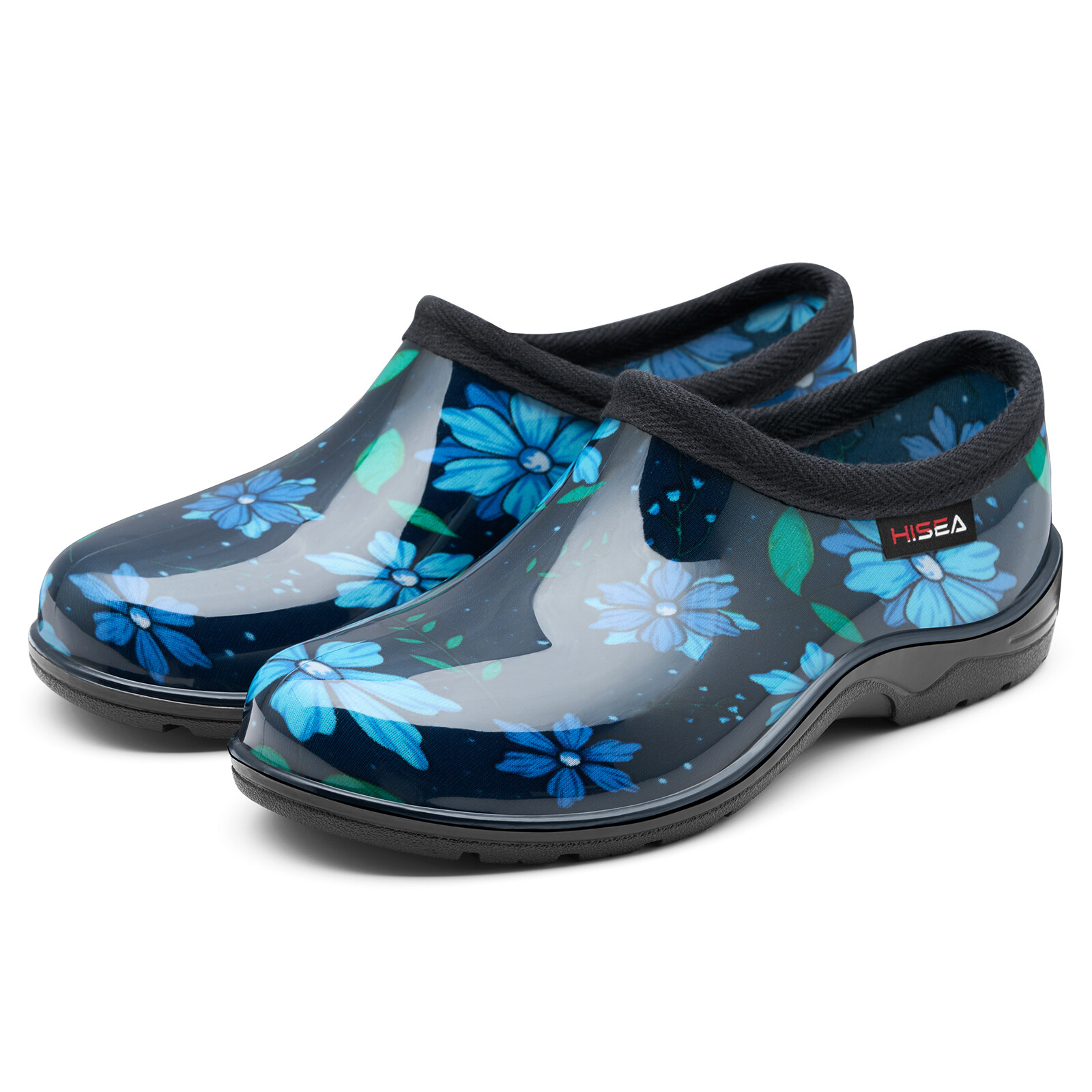 HISEA Women Slip-On Garden Shoes Waterproof Rain Work Clogs Nurse Walking Shoes