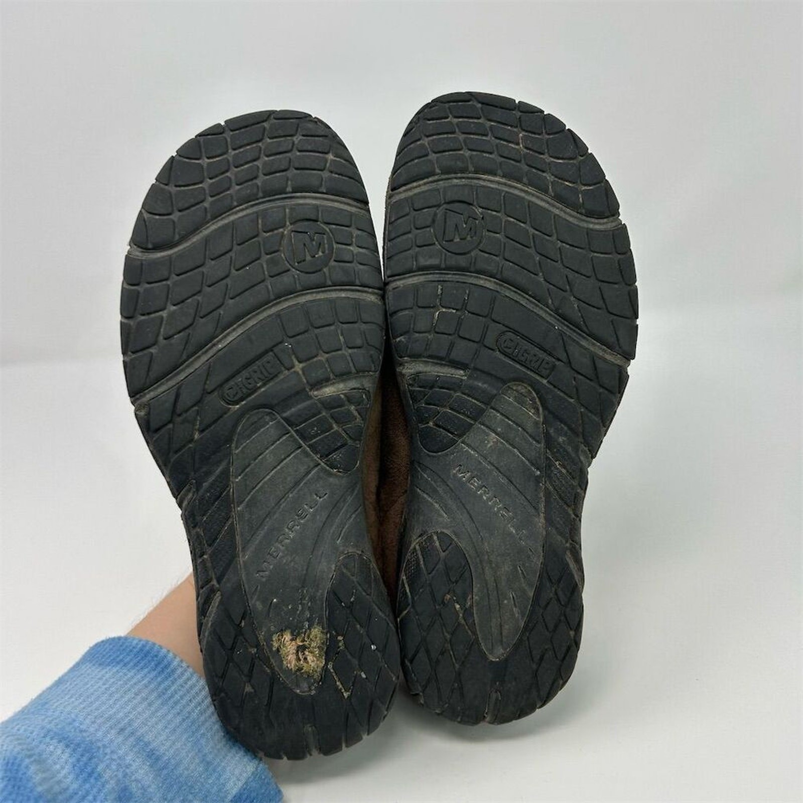 Merrell Encore Brown Suede Slip-On Clogs Size 6.5 Casual Comfort Fall Winter
