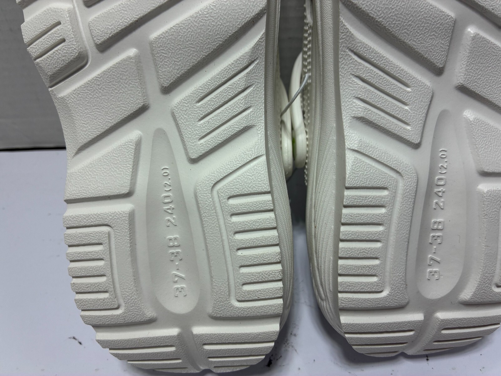 Beice White Clog Style Shoes Size 37-38 US Women 6-7 – See Description