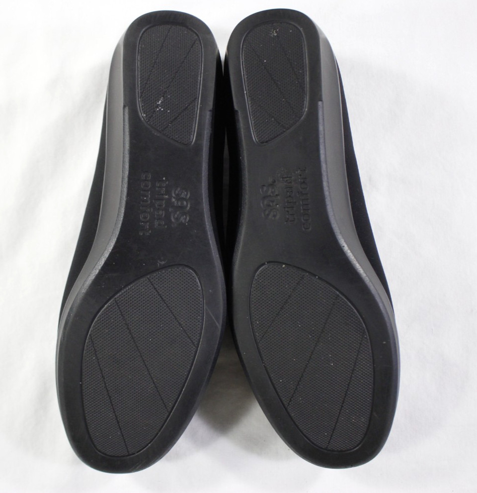 SAS Shoes Women’s 9.5 M Bliss Slip On Loafers Stretch Tripad Comfort USA Black
