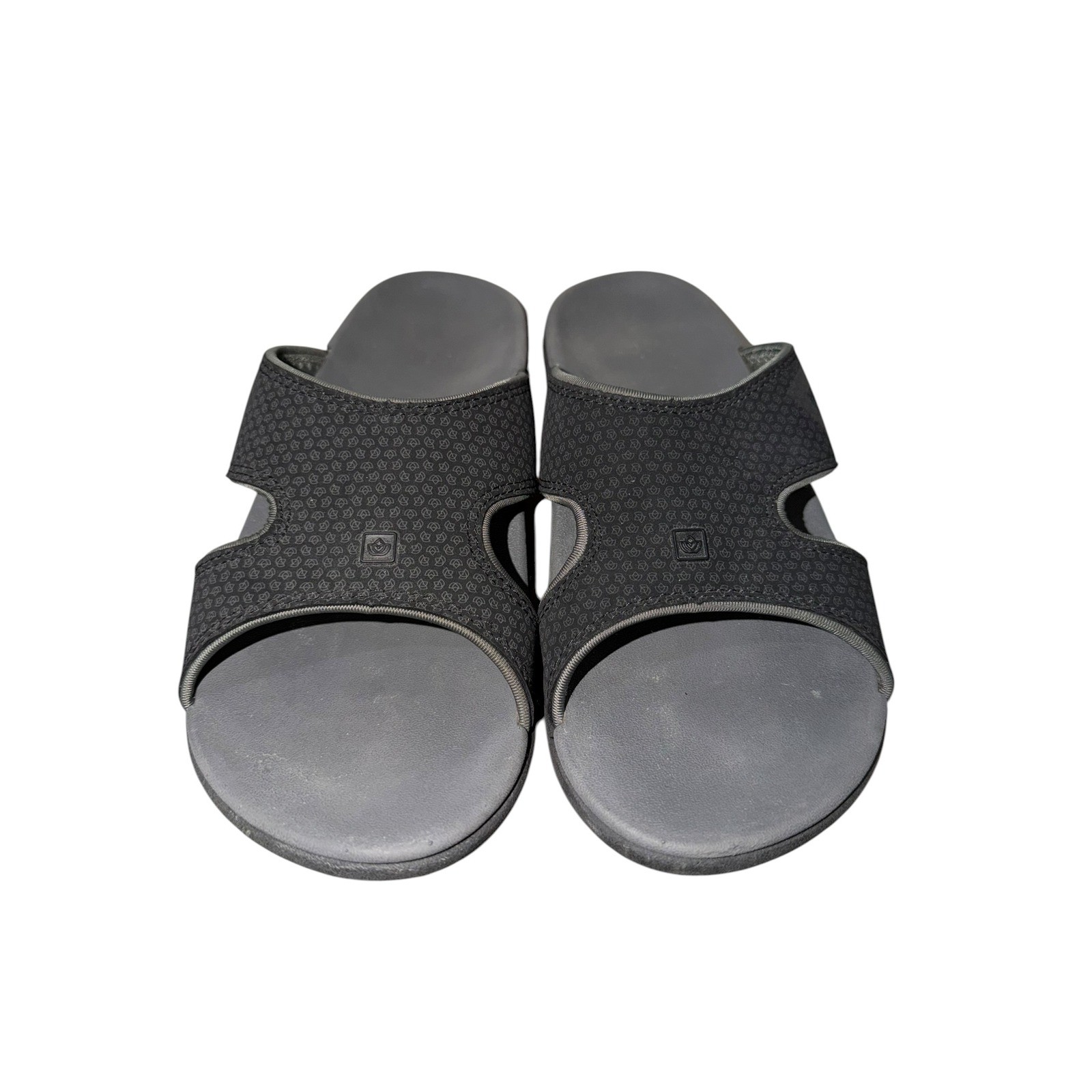 Spenco Orthotic Recovery Slide Sandals Black Women’s 10 Comfort Arch Support