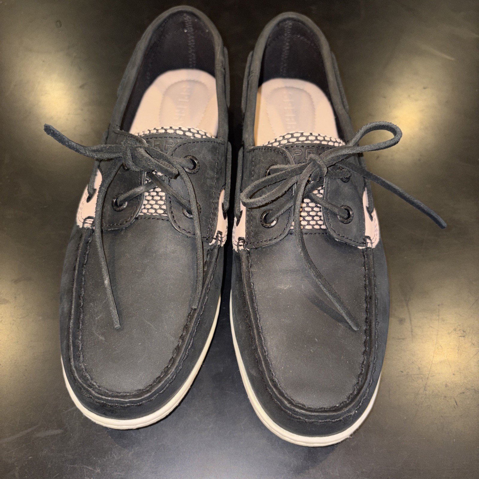 Women’s Sperry Koifish Mesh in Pink And Black Size 8 Preppy Weekend Travel