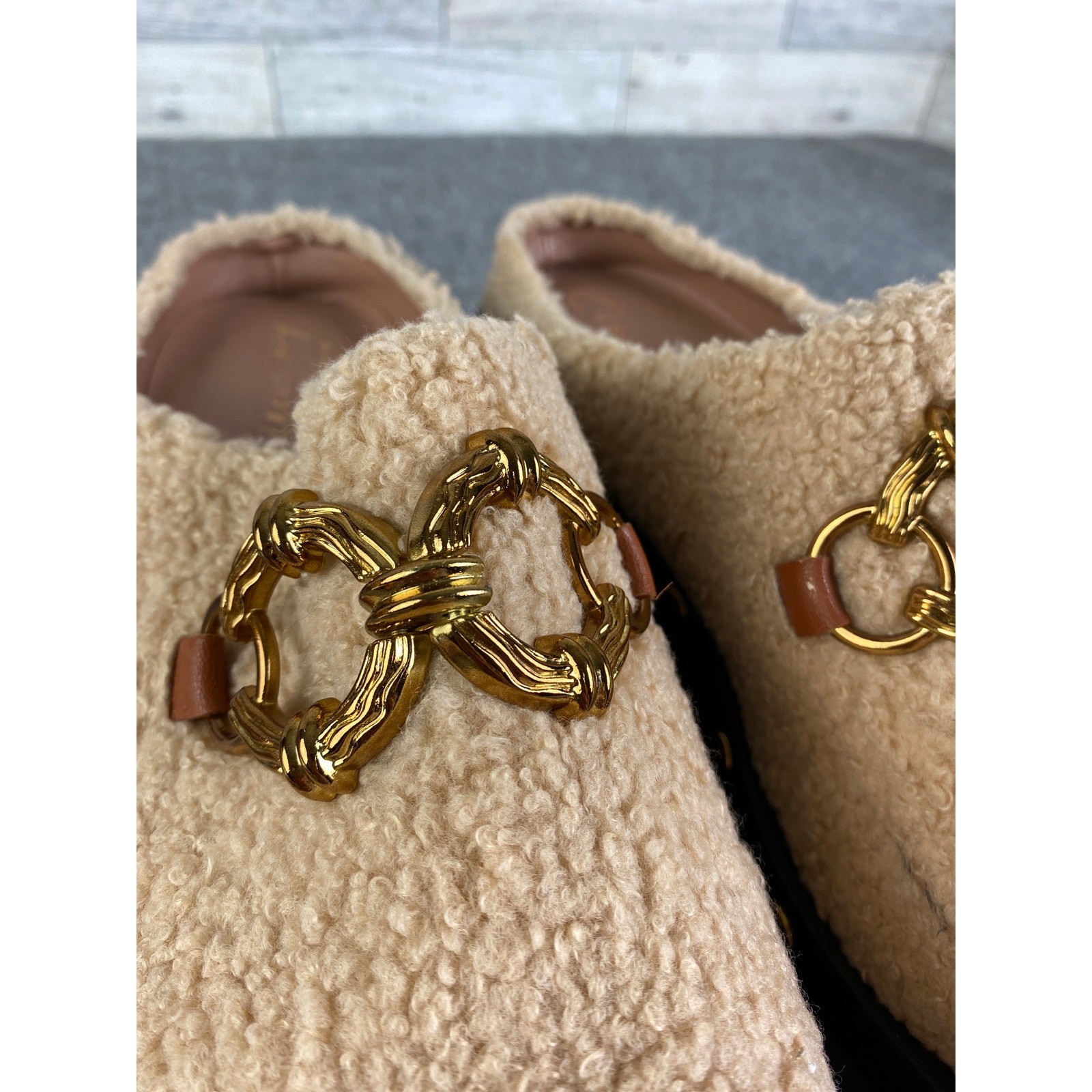 CIRCUS NY by EDELMAN ANNIE Mule Dark Blonde Clogs Size 10
