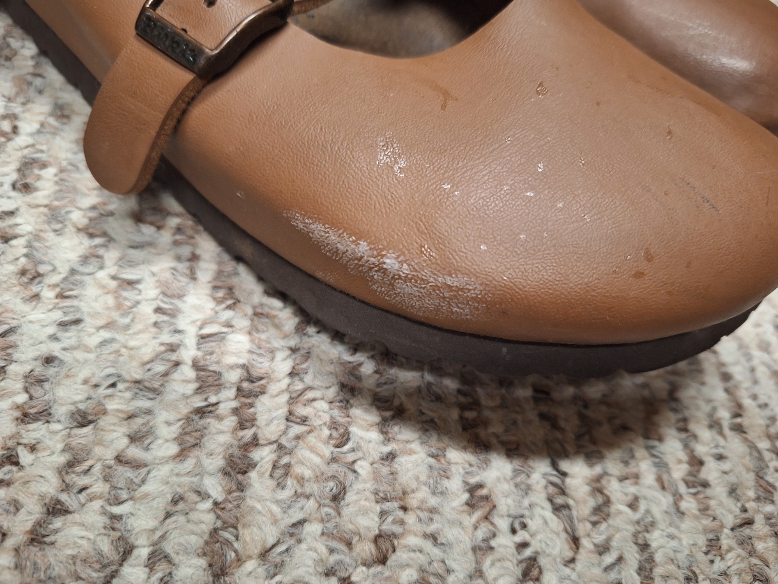 Birkenstock Betula 260 Brown Clogs Well Worn Distressed